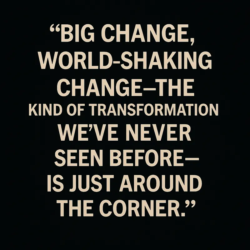 Quote about AI transformation